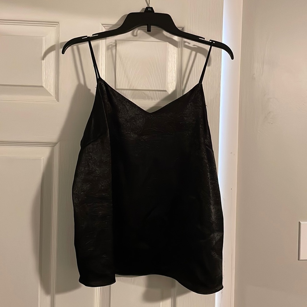 EUC Nine West Black Cami, Size Large